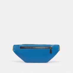 Track Belt Bag In Colorblock Signature Canvas With Coach Stamp