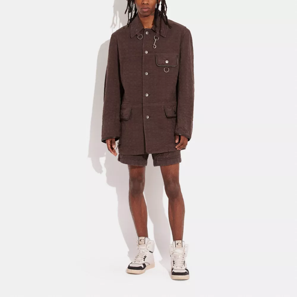 Coach Denim Peacoat - Image 4