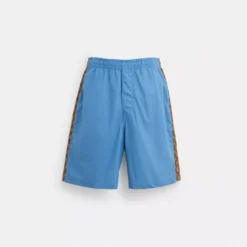 Coach Signature Colorblock Drawstring Shorts