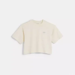 Coach Garment Dye Cropped T Shirt