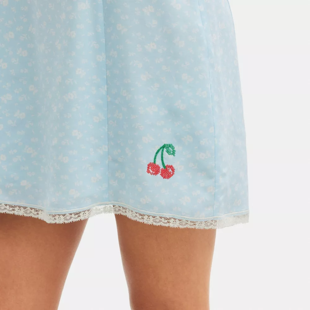 Coach Floral Sleeveless Slip Dress - Image 3