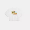 Coach Hawaiian Cropped T Shirt