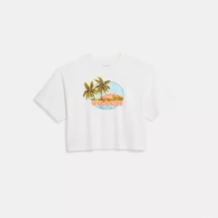 Coach Hawaiian Cropped T Shirt