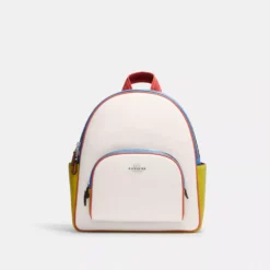 Coach Court Backpack In Colorblock