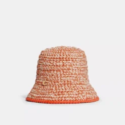 Coach Crochet Bucket Hat