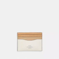 Coach Slim Id Card Case In Colorblock