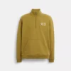 Coach Relaxed Quarter Zip Sweatshirt