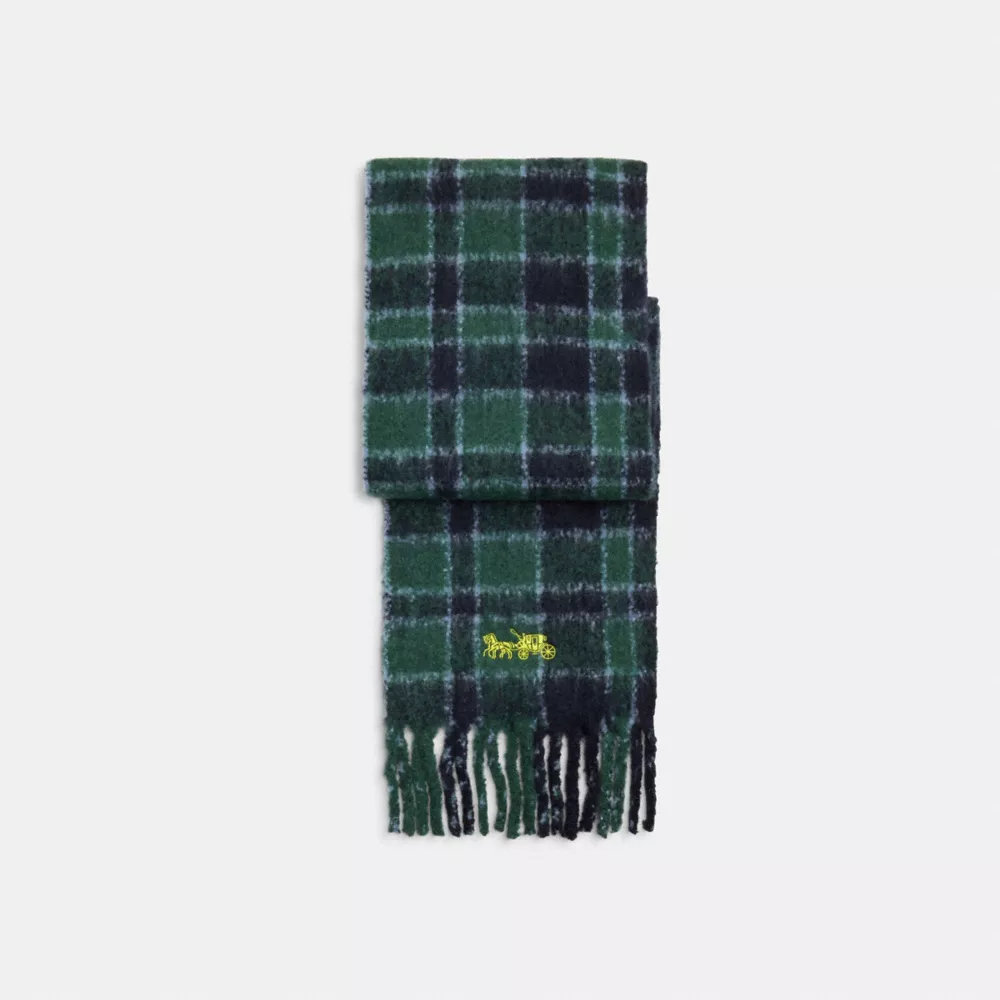 Coach Classic Plaid Oversized Muffler - Image 2