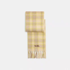 Coach Classic Plaid Oversized Muffler