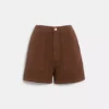 Coach Signature Jacquard Denim Shorts