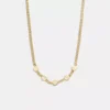 Coach Enamel Necklace