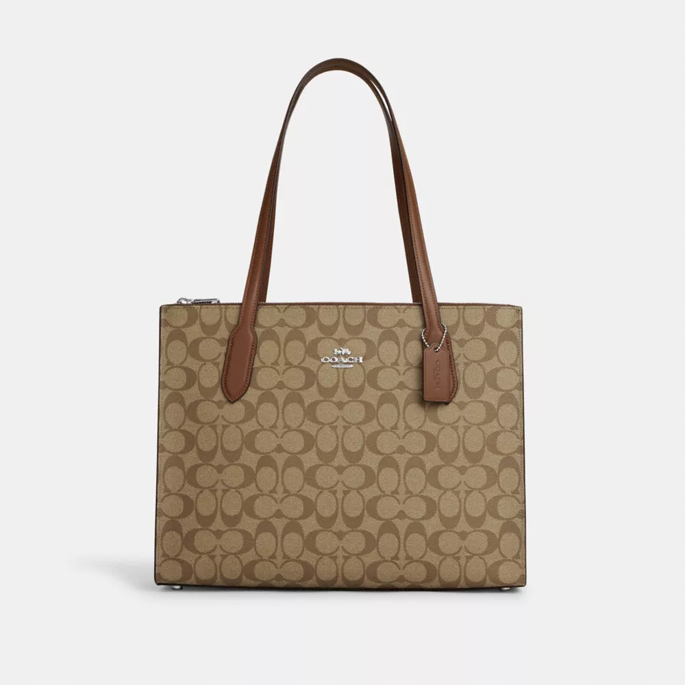 Coach Nina Tote In Signature Canvas - Image 2
