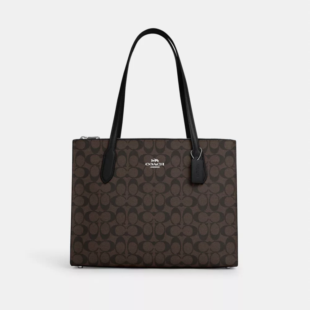 Coach Nina Tote In Signature Canvas