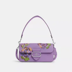 Coach Morgan Shoulder Bag With Rose Print