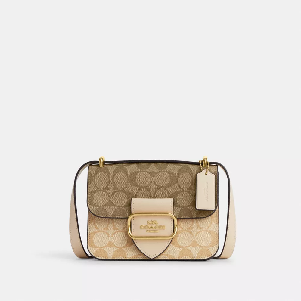 Coach Morgan Square Crossbody In Blocked Signature Canvas