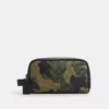 Coach Small Travel Kit In Signature Canvas With Camo Print