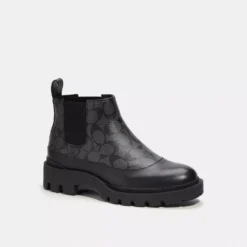 Coach Citysole Chelsea Boot In Signature Canvas