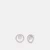 Coach Open Circle Halo Stud Earrings